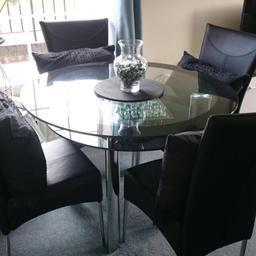 2 tier glass table, good condition. 
It has been well looked after only had a few minor marks/ light scratches but can barely be seen