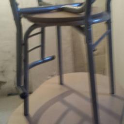 Small dinin table with 2 chairs in good condition...1 chair sittin stool is loose but can be fixed messag me if interested thanks