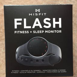 Misfit Flash Fitness & Schlaftracker Uhr. Geeignet für Überwachung von Schlaf, Sport, Bewegung, Schrittzähler, Kalorienverbrauch... Wenig gebraucht.