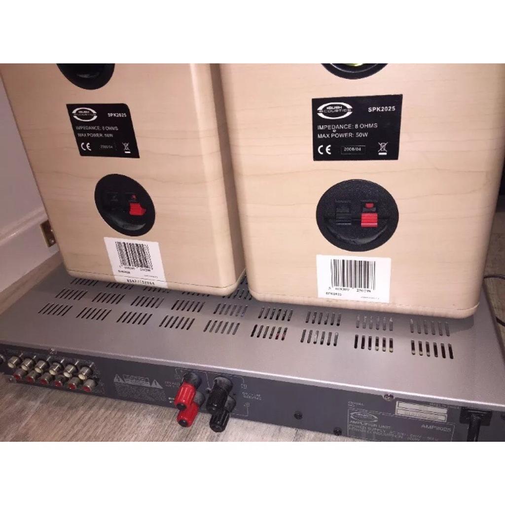 Bush Acoustics Amplifier Amp and Speakers in DY1 Dudley for £35.00 for