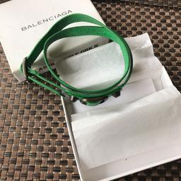 Worn once, great condition, fabulous price
GENUINE BALENCIAGA BRACELET

COLLECTION ONLY