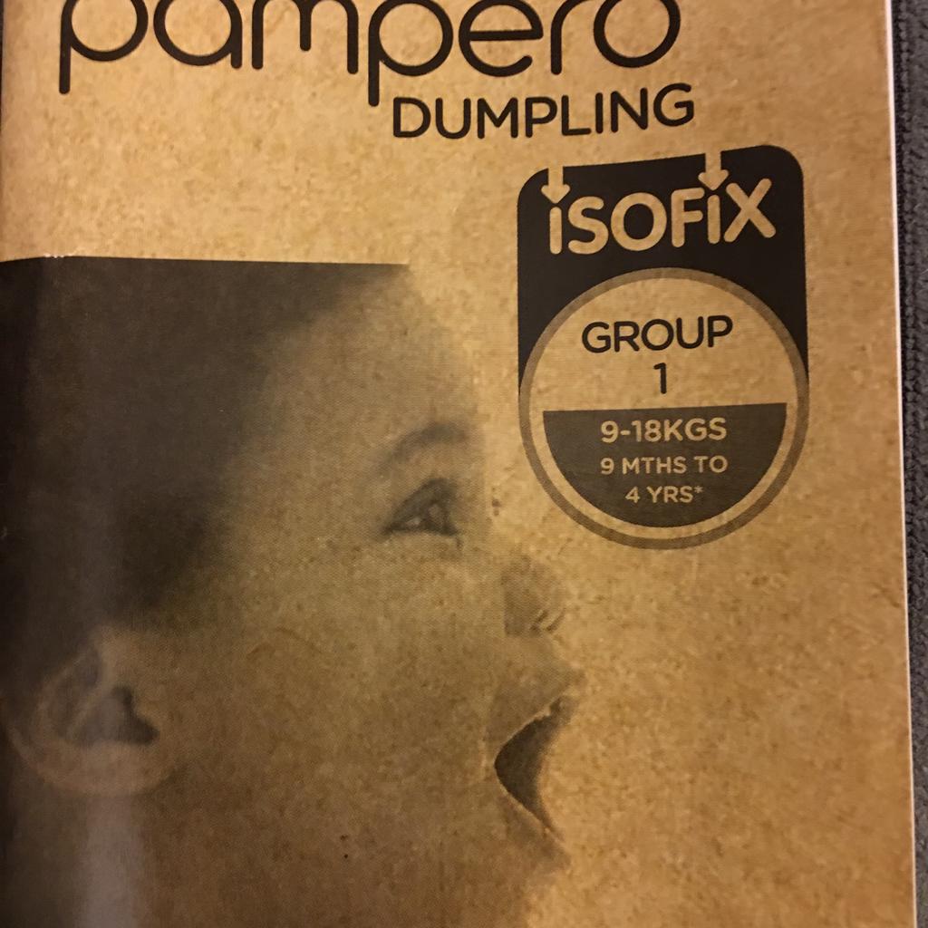 Pampero dumpling isofix car cheap seat