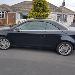 2007 57 vw eos diesel
2.0 TDI sport 6 speed manual
129000 miles New 12 month Mot Sept 18
VW alloys
Panoramic sunroof hardtop
Electric windows electric mirrors central locking alarmed air con cd radio rear parking sensors
Immaculate condition inside n out everything works ..well looked after 2 owners including myself FAB car
Offers welcome thanks for looking
Please call me for viewing or More info tel 07902806988