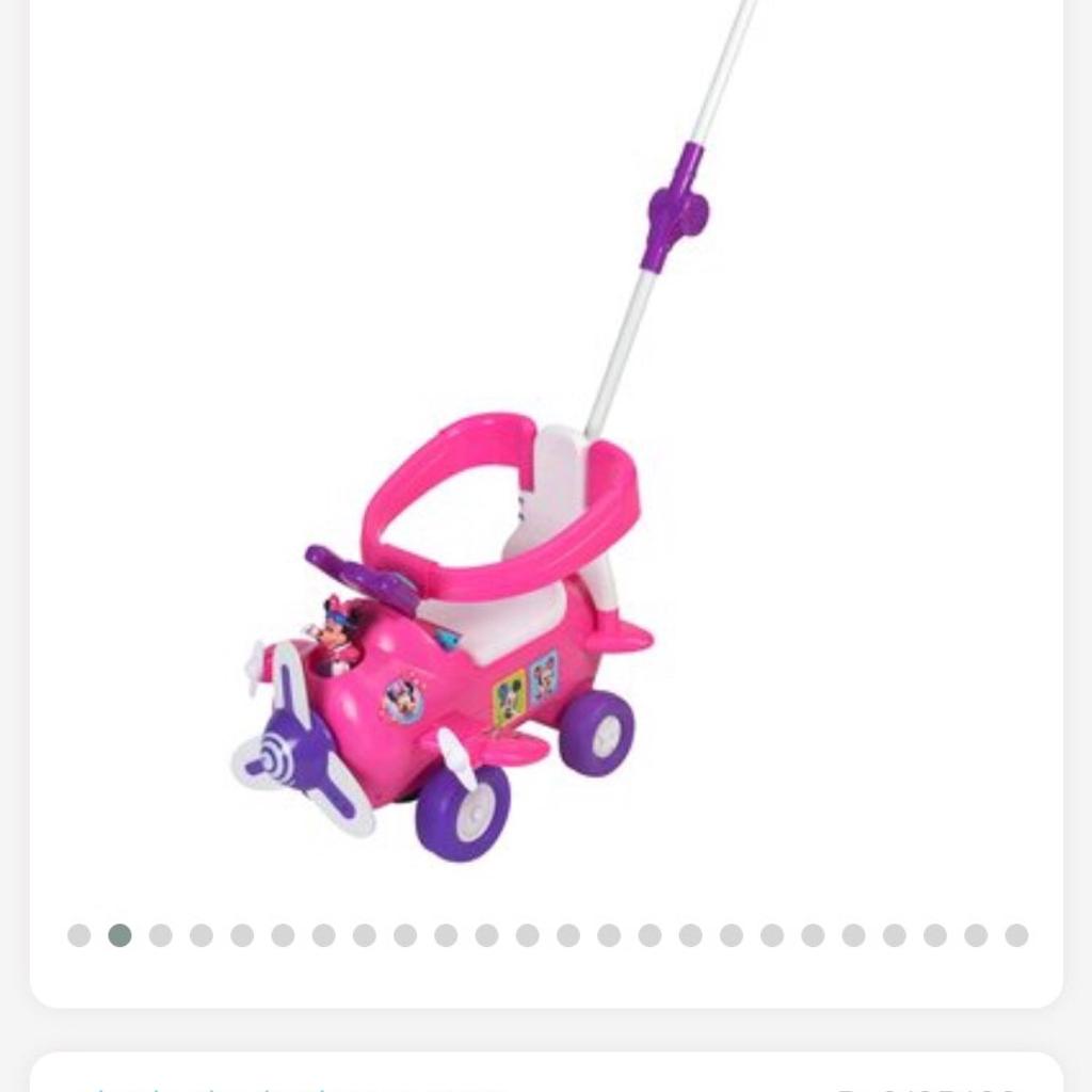Minnie mouse 4 in 1 plane ride on clearance