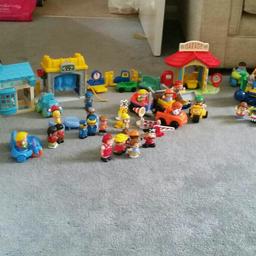 Huge bundle of elc happy land and fisher price little people, used condition.
The door to the space ship is broken which means when you open the door it pops off but still makes noises when you press the buttons and is great to play with! No offers thank u and I'm tn14 not london
