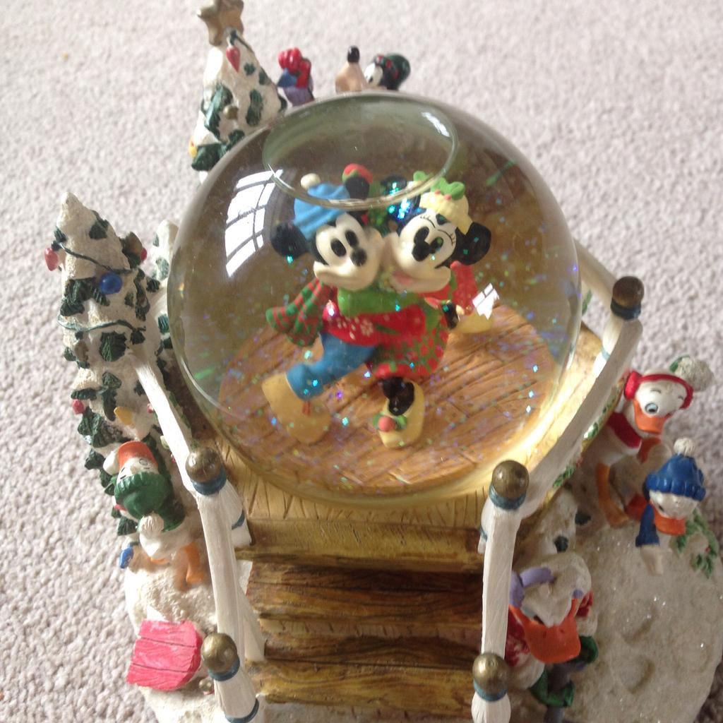 Disney winter wonderland musical snow globe in S9 Sheffield for £30.00