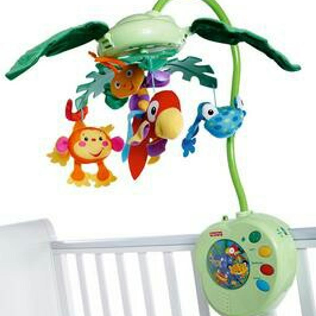 Fisher price rainforest cot mobile in OL8 Oldham for £5.00 for sale