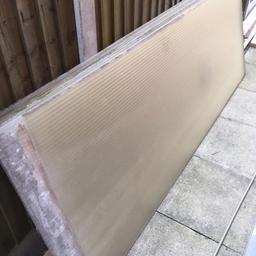 Free 4 x 2.8m x 1m plastic roof panels. Good for green house roof or shelter. Free to collect asap. Thanks