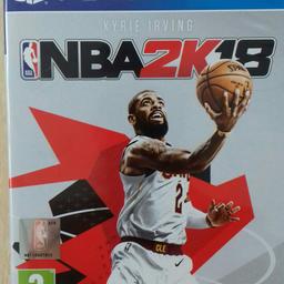 NBA 2k18 game for platstation 4 , out this year. Had just a matter of months. Excellent condition.