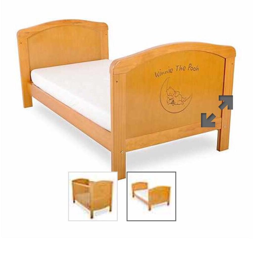 Mothercare winnie the top pooh cot bed