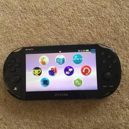 The new model of the ps vita in amazing condition and boxed with all leads