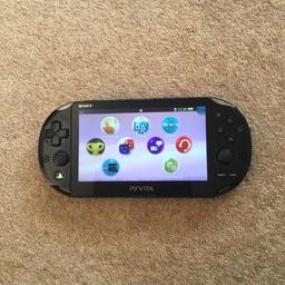 The newest model of the ps vita with an 8gb memory card and 3 games, all boxed in amazing condition