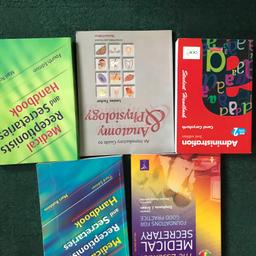 Medical books £10 for all 5 but will sell separately