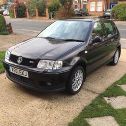 2000
Hatchback
109,000 miles
Manual
1.6L	Petrol

BLACK, ALL ORIGINAL 1.6 GTi with BBS ALLOYS. NO MOT. This car is working but the axel is in need of some minor repair. So it is sold as SPARES AND REPAIRS, as i do not have the time to fix this. This can be made to showroom condition for someone who does have the time! 

Any Questions, please ask.