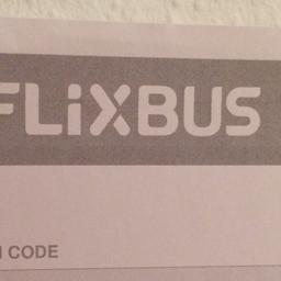 Flixbus Gutschein im Wert von 105€ zu verkaufen. Gültig bis 01.07.18.
