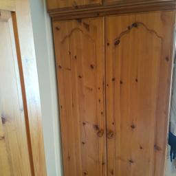 FREE Pine  wardrobe. Collection ONLY. Needs to be gone by Sunday