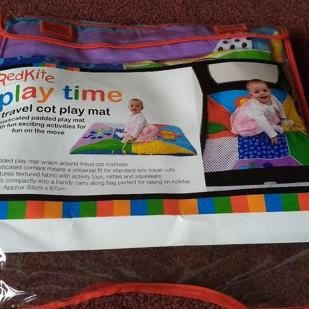 Red kiteBaby travel cot liner / baby mat.. in WV10 Wolverhampton für 8