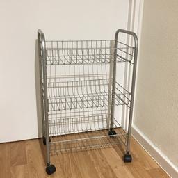 Good condition. Great for fruit/veg or even in the bathroom for toiletries. Pick up from London NW4 only.
Width 16"/41cm
Height 25"/63cm
Depth 10"/25cm