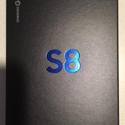 Samsung Galaxy s8 Schwarz 64GB Neu und Original Verpackt zu verkaufen! Sim Lock auf A1 vorhanden, aber Problemlos in jeder Handybörse entsperrbar! Kein Tausch & nur Vorab Überweisung möglich! Verpackung ist natürlich ungeöffnet & mit Original Samsung Versiegelung!