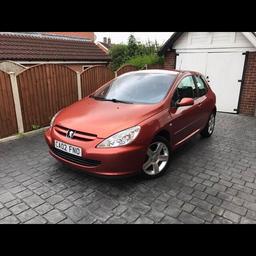 Peugeot 307 xsi 2.0 16v 02 plate 120,000 miles fsh runs and drive mint half leather interior mot September 17th open to offers or swap