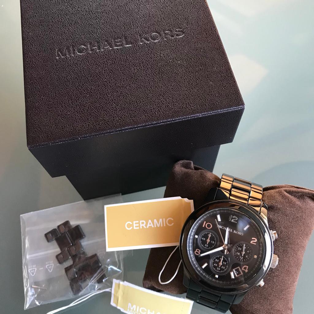 Michael Kors Keramik Uhr TOP Zustand in 77746 Schutterwald