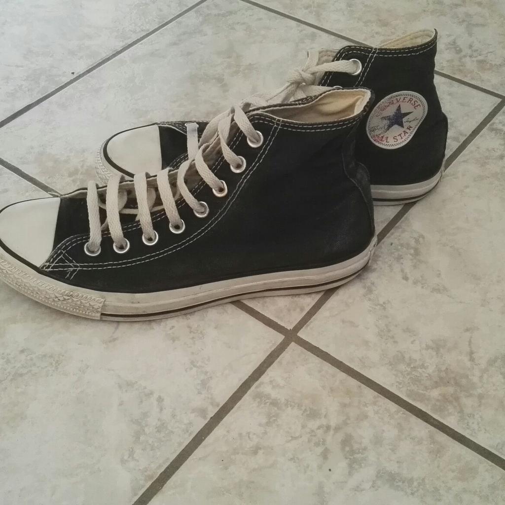 Converse nere hotsell alte usate