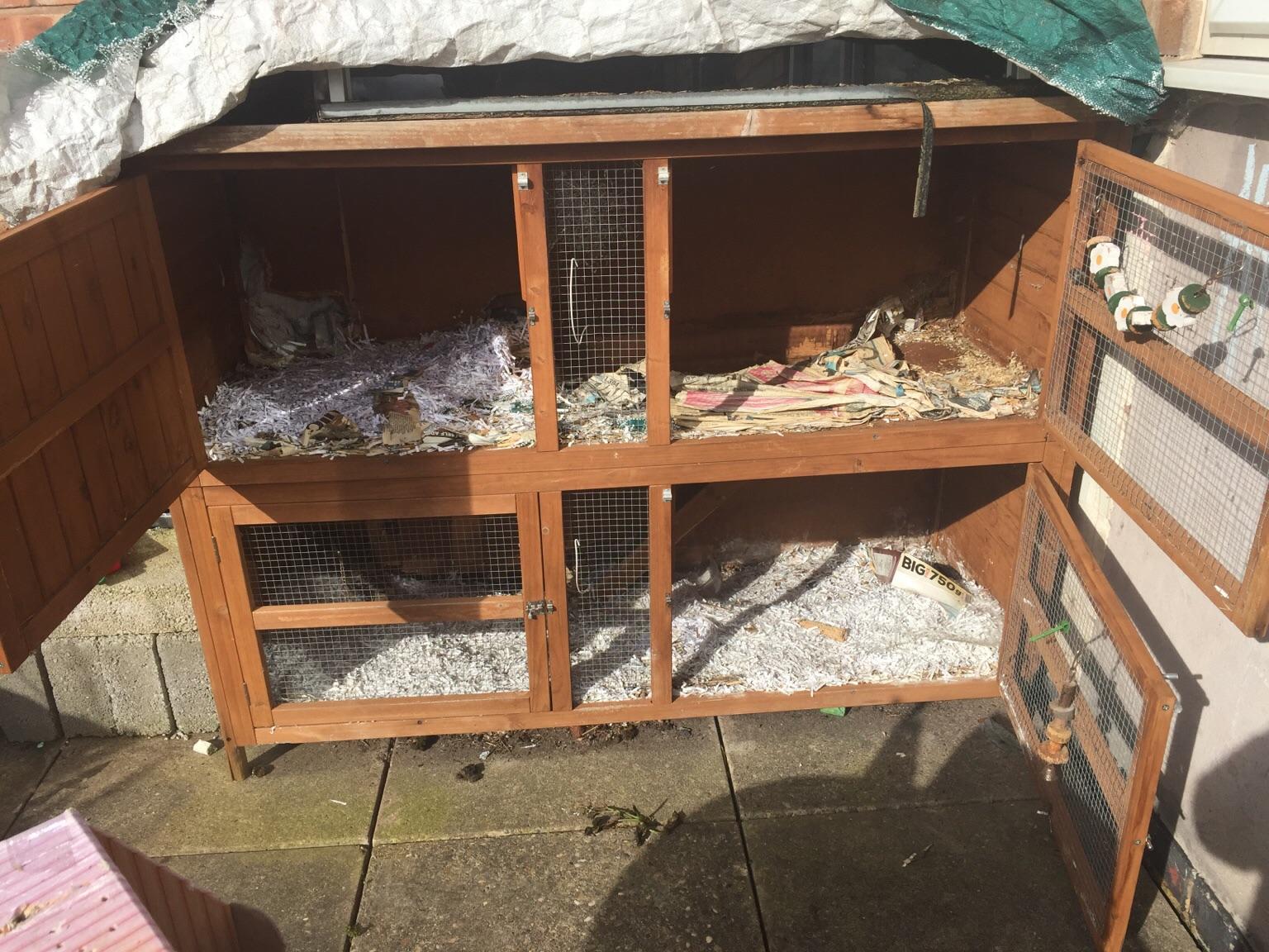 Free extra large pets at home rabbit hutch in B43 Birmingham for free