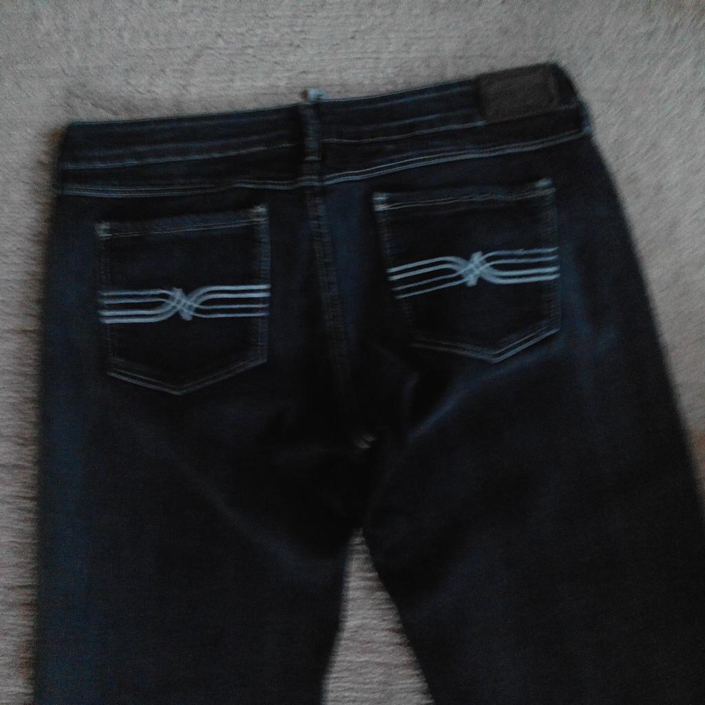 Modische Mango Jeans ,Größe 40 in ,dunkelgrau, langes Bein, ungetragen