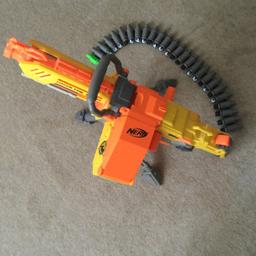Nerf havoc fire fully working inc batteries bullets and ammo belt