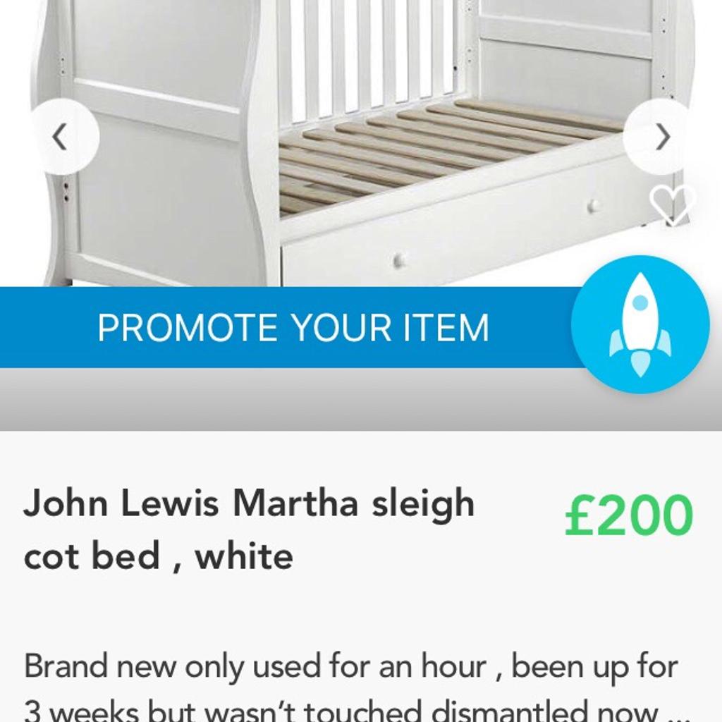 Martha sleigh hotsell cot bed