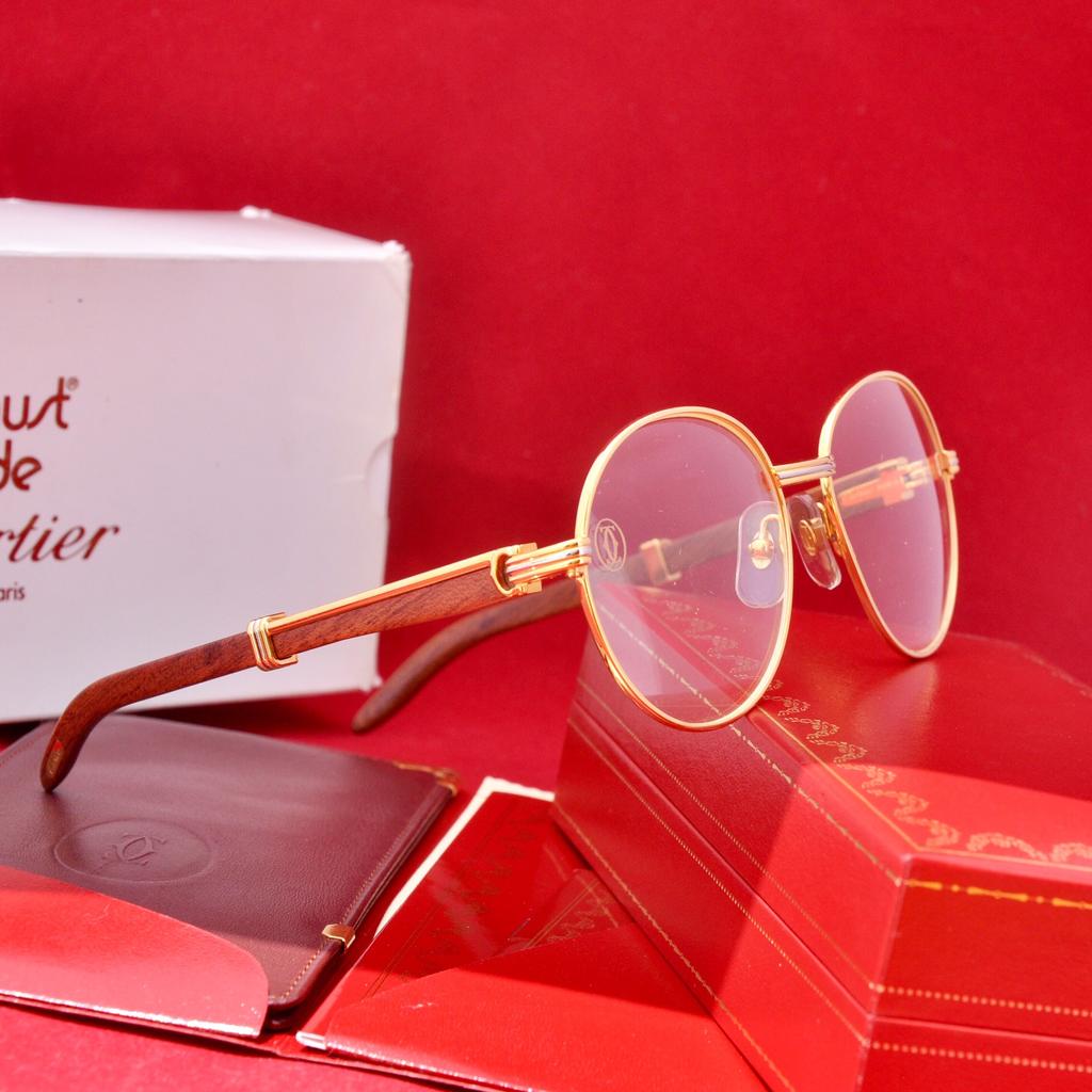 Bagatelle bubinga Cartier wood Glasses in 81030 Villa di Briano