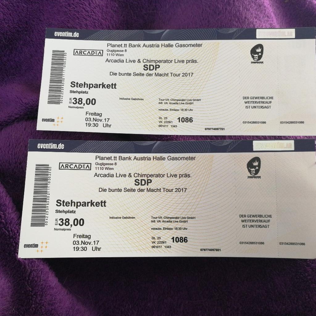 SDP Tickets in 97950 Großrinderfeld für 50,00 € zum Verkauf | Shpock DE