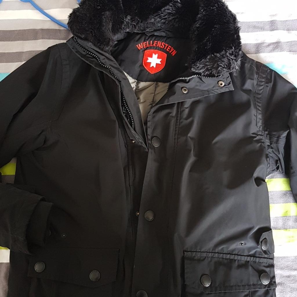 winterjacke herren mit fell wellensteyn