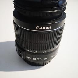 Canon EF-S 18-55/3,5-5,6 IS II

Fungerar helt felfritt.
Nypris: 1700:-