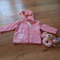 New ladybird jacket and rattle age 3-6 months