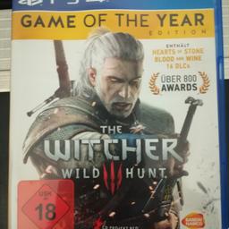 Verkaufe hier the witcher 3 wild gibt Game of the year Edition. Besonders bei dem Spiel ist das 2 add ins inklusive sind. Es würde einmal kurz angespielt.