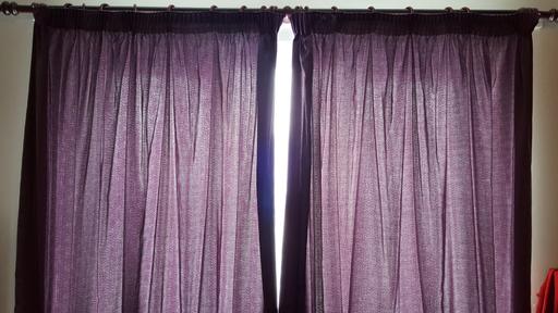 Buy & Sell Warwickshire Nuneaton and Bedworth - Photos for Purple plum curtains large and small windows