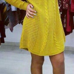 Mini dress
Colore giallo senape
Di lana,lavorato a maglia (cm da foto)
Corto
Modello dolce vita, morbido
Maniche lunghe
Tag M\42-44