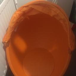 Ikea orange egg chair in good condition to rips etc collection Benton lodge Ne77nn