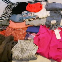 Some new with tags. Dresses, pants, jeans, tops all sorts. Just need the space so selling cheap. Next gap warehouse river island