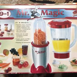 Hallo
Verkaufe eine funktionsfähige Mr. Magic Mixer  top Zustand und kaum gebraucht 
Für weitere Fragen einfach melden