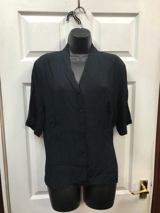 Buy & Sell West Midlands Birmingham - Photos for Black blouse size 14 with shoulders pads