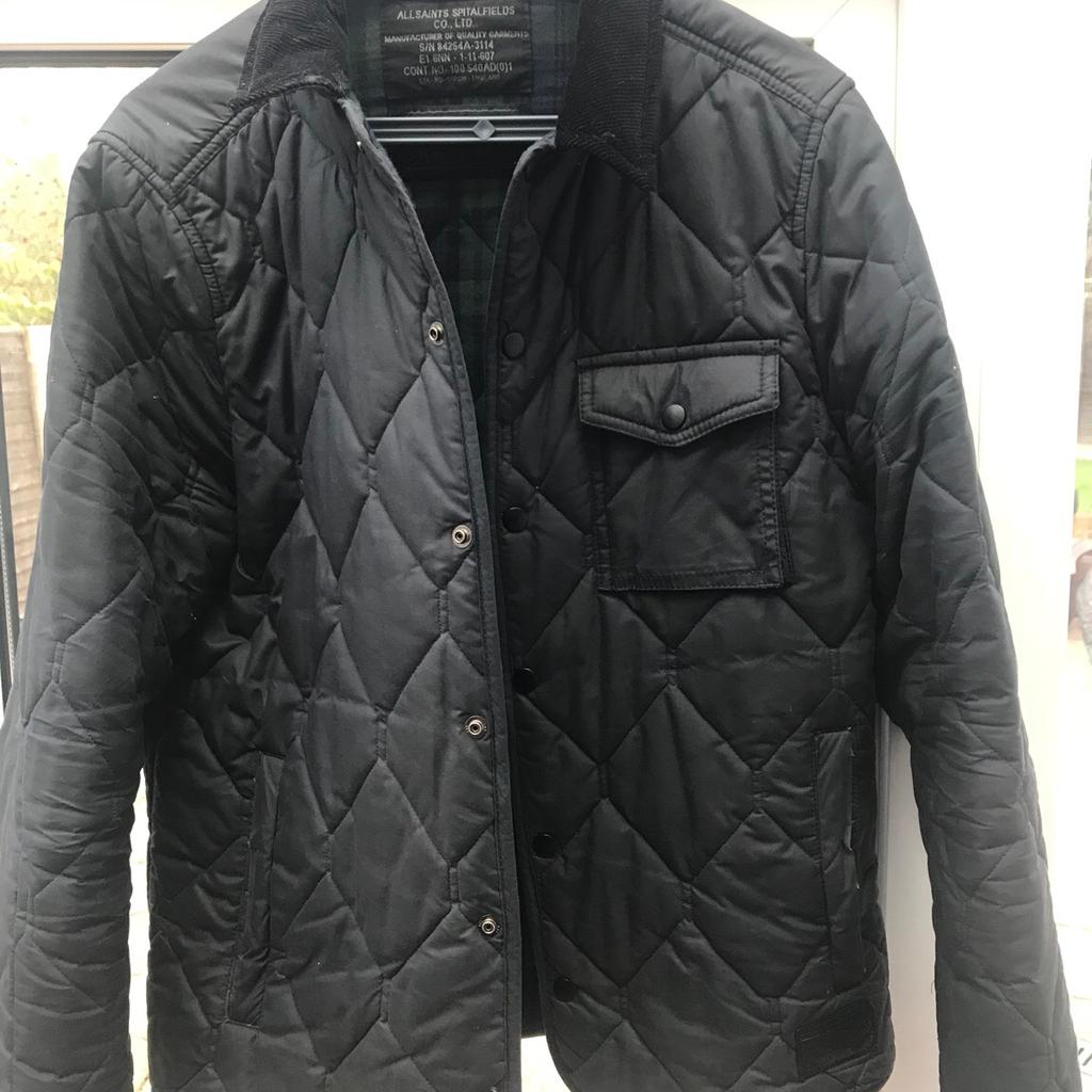 All saints hot sale wax jacket