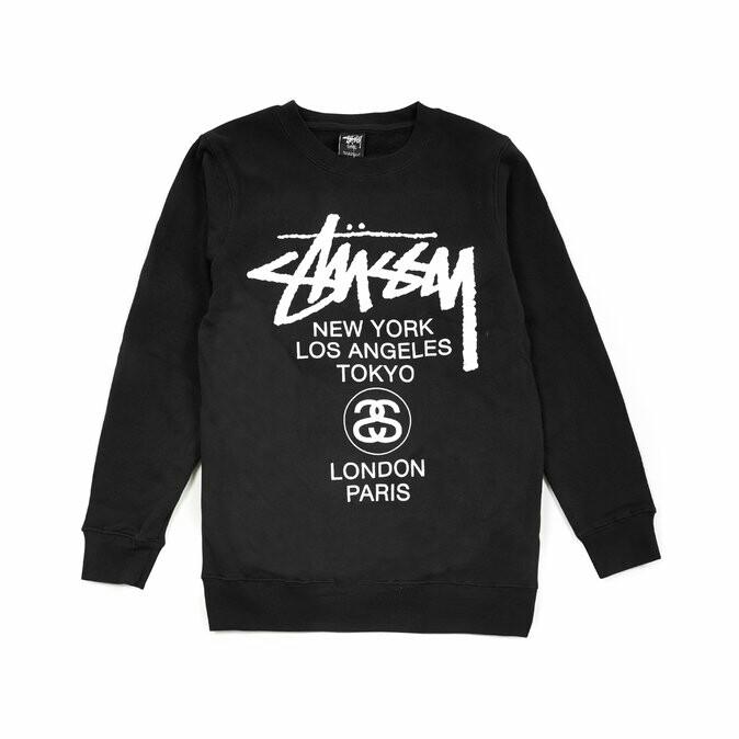 Stussy felpa clearance nera