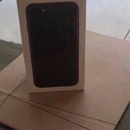 Black iPhone 7 brand new in opened in box