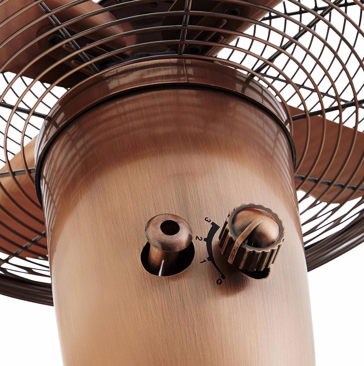 Tesco DF1217C 12" Metal Desk Fan Copper in SE18 London for £13.00 for sale Shpock