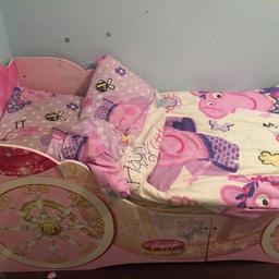 Girls pink princess bed for sale comes with mattress excellent condition £20 collect abbeywood NEED GONE TODAY