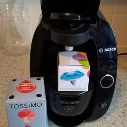 Perfect condition, always kept clean and descaled regularly and only ever used bottled water as in hard water area. Comes with packet of Teas,