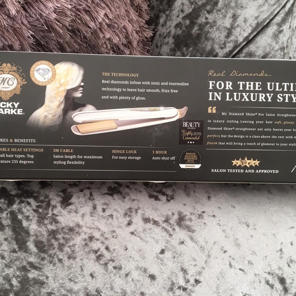 Nicky clarke hotsell straighteners diamond shine