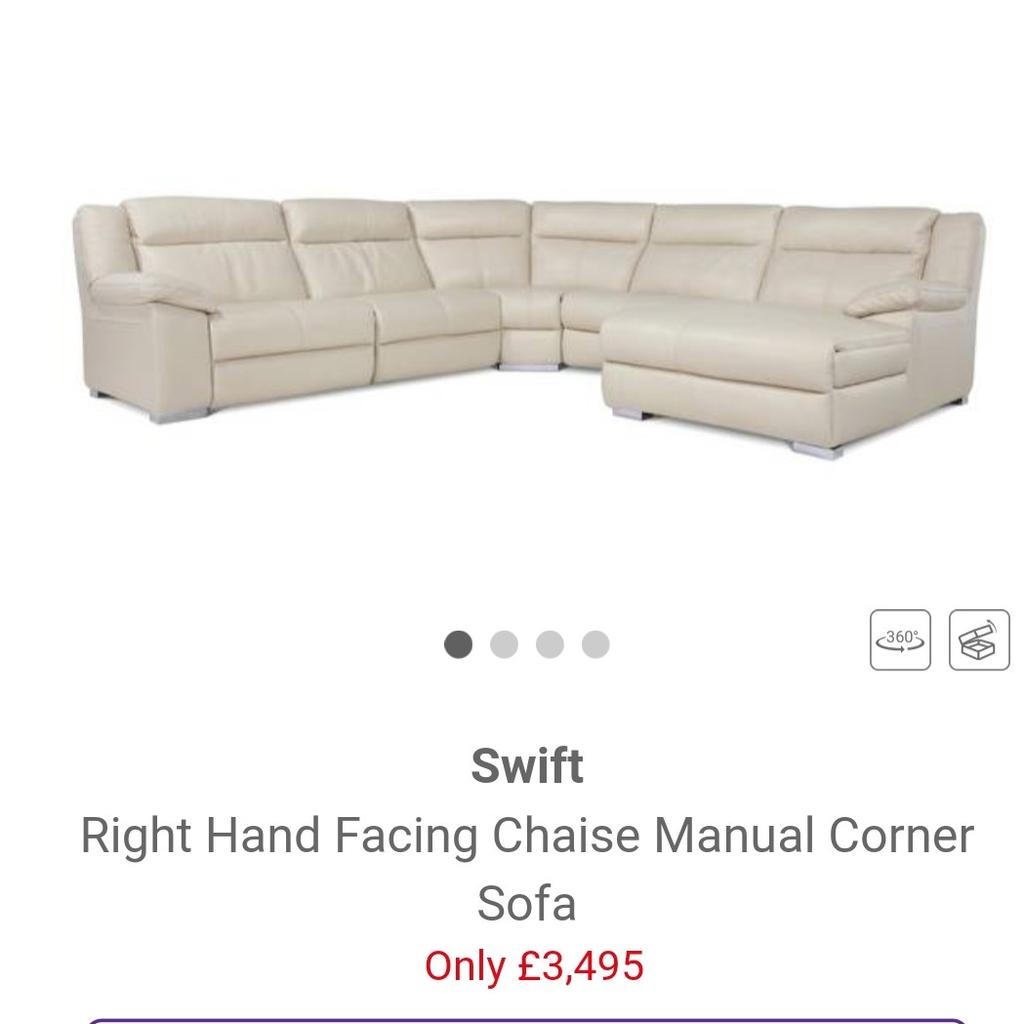 Dfs electric recliner corner leather sofa in W2 London für £ 500,00 zum